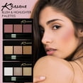 thumbnail image 6 of Khasana Long-lasting Blush Palette, Shape, Contour & Highlight Face for a Shimmery or Matte Finish, Lightweight, Smooth, Blendable Face Enhancing Makeup Color  - Pinks, 6 of 6