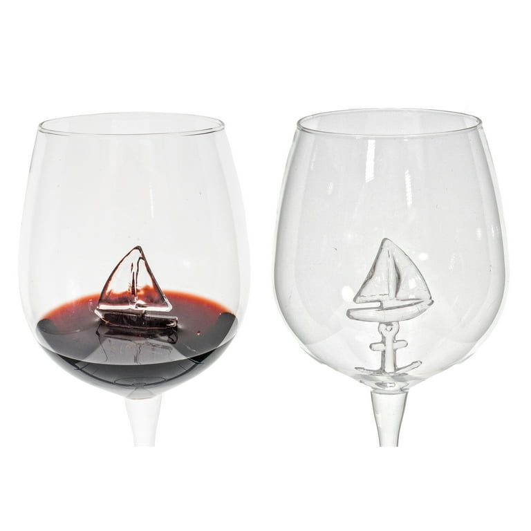 Regatta Etched Large Wine Glasses - Set of 4