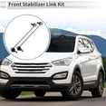 thumbnail image 3 of Enlaces de Barra Estabilizadora Frontal Sin Bushing de Unique Bargains para HYUNDAI SANTA FE 2013-2018 Kits de Enlace de Barra Estabilizadora No.K750659 Hierro Caucho 2 Pcs, 3 of 6