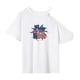 thumbnail image 1 of Camiseta de mujer de verano cómoda y sencilla camisa de cuello redondo para viajes de oficina S, 1 of 7