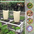 thumbnail image 3 of 2 Pack Plant Covers Freeze Protection, Winter Cold Weather Frost Blankets Cover with Drawstring Reusable Frost Protection Cloth for Outdoor Plants Fruit Tree Potted, Beige, 39.4 x 47.24 Inch, 3 of 4