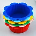 thumbnail image 3 of PAMINGONO Reusable Silicone Muffin Liners with Assorted Color for Home Use Perfect for Muffin Pan and Cupcake Pan 24 pcs, 3 of 8
