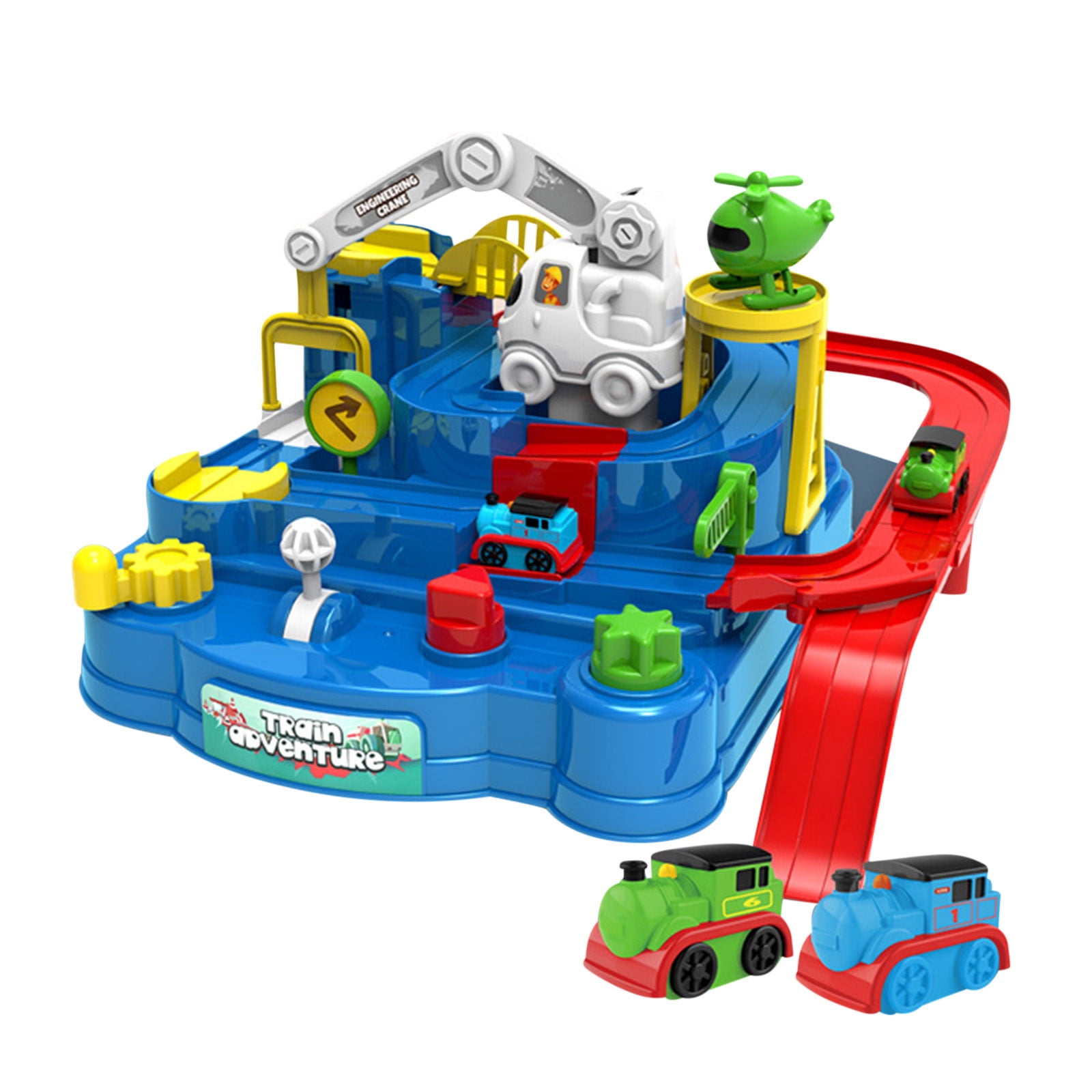 Train électrique Circuit Flexible 3D - 81 Ou 118 Pièces - Jouet Construction Créatif Cadeau Noël Enfants