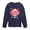 NAVY, variant on - Baseball Chicago - Youth Boys Long Sleeve Graphic T-Shirt