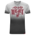 thumbnail image 2 of Unisex Sportiqe Black Miami Heat Bingham Sun-Fade T-Shirt, 2 of 3