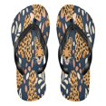 thumbnail image 2 of iauyy Unisex Printed Flip Flop Sandals - Lightweight Non-Slip Beach Shoes,Leopard Image, 2 of 8