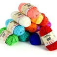 thumbnail image 2 of Moncolis 12 Skeins Mini Yarn for Knitting Crochet Craft - 100% Acrylic,0.53oz/15g,28 Yards/Roll, 2 of 7