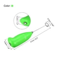 thumbnail image 2 of Uxcell Mini Electric Tumbler Stirrer, Handheld Mixer Battery Operated Stirring Green 1 pack, 2 of 6