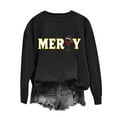 thumbnail image 2 of My Items Talove Long Sleeve Shirts for Women Funny Graphic Sweatshirt Women Fall Clothes Fall Loose Crewneck Pullover Tops Womens Tops Dressy Christmas Shirts, 2 of 6