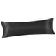 thumbnail image 1 of Funda de almohada corporal refrescante, suave y transpirable, funda de almohada larga para mayor comodidad. Negro, 1 of 9