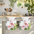 thumbnail image 4 of Summer Pink Flamingos Kitchen Towels Set of 1, Tropical Floral Leaves Cactus Absorbent Dish Towels for Kitchen, Microfiber Hand Towel, Quick Drying Tea Towel for Cleaning Decorative Dishcloths, 4 of 7