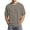 AI10_Gray, variant on Mens Shirts Short Sleeve V-Neck Casual Tops Soft Breathable Waffle Knitted Vacation Clothes Trendy 2026 White 2XL