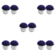 thumbnail image 1 of Guardoinrt 2piece Potted Simulation Plants Adding Beauty And Style To Any Setting Durable Pot Bonsai Ornament purple 5Set, 1 of 6