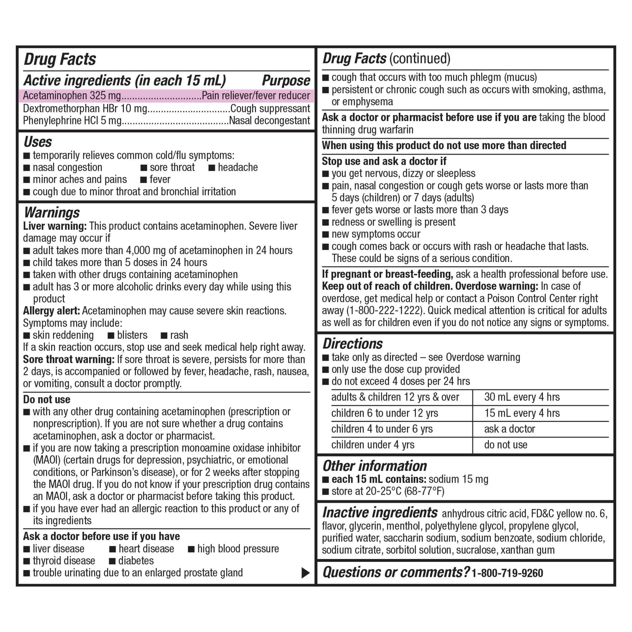 Alivio para Resfriado y Gripe de Día, No Somnoliento, Medicamento Multi-Síntomas para la Tos, 12 fl oz 8
