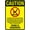 Warning Sign 2, variant on Diving is Prohibited in Water Depths of Five Feet Or Less - 8"x12" Retro Aluminum Pool Sign, Vintage Metal Tin Decor for Home Pool Club Hotel Outdoor Shallow Water Safety