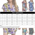 thumbnail image 3 of Perfect Gift! Woman Dress Women's Dress HIMIWAY Women's Fashion Casual Loose Mid Length V-Neck Independence Day Print Short Sleeve Dress Red M, 3 of 5
