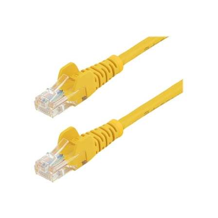 StarTech.com 3m Yellow Cat5e / Cat 5 Snagless Patch Cable - Patch cable - RJ-45 (M) to RJ-45 (M) - 3 m - UTP - CAT 5e - molded, snagless - yellow