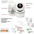 thumbnail image 4 of MOBI 2-Pack Holiday Special Bundle Smart HD Wi-Fi Baby Camera with 2-Way Audio Talk Back - MobiCam HDX Pan & Tilt Monitoring System, 4 of 11