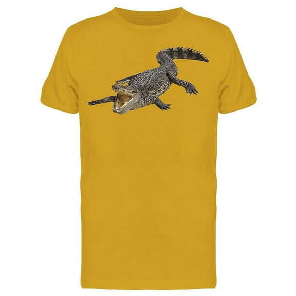 Angry Crocodile Lying T-Shirt Men -Image by Shutterstock, Male x-Large