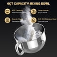 thumbnail image 6 of GVODE 6 Quart Stainless Steel Mixer Bowl for KitchenAid Lift Stand Mixers, 6 of 9