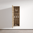 thumbnail image 4 of Fly Modular Wall Mounted Floating Bookcase Cabinet (Type-20) Oak, 4 of 5