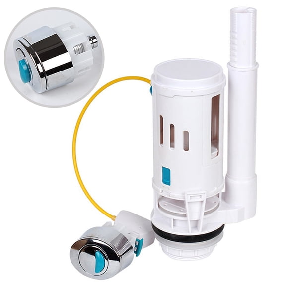 Toilet Cistern Dual Flush Valve Push Button