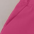 thumbnail image 7 of YYDGH Women's Parachute Pants Drawstring Elastic Low Waist Ruched Cargo Pants Streetwear Windbreaker Pants Pink XL, 7 of 7