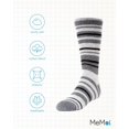 thumbnail image 6 of MeMoi Rings and Rungs Cotton Blend Striped Socks - Boys - Male, 9-11, Charcoal, 6 of 7