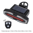 thumbnail image 2 of Bicicleta de carga remota LED solar giro de luz trasera Accesorios de bicicleta tipo-C, 2 of 4