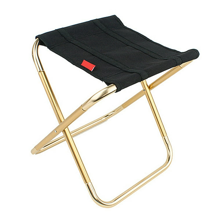 Folding Small Stool Fishing Chair Picnic Camping Foldable Aluminum