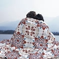 thumbnail image 6 of XMXT Flannel Throw Blanket for Couch, Turkish Persian Tattoo Bed Sofa Decor Blankets for Home Bedroom, 50 x 40 inches, 6 of 9