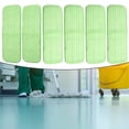 thumbnail image 4 of 4 Pack Microfiber Mop Pads for XL Mops Reusable Wet and Dry Mopping Cloths Compatible for Sweeper XL,Washable XL Mop Refill Replacement for All Hardwood Dry & Wet Cleaning (Strip Pad), 4 of 11