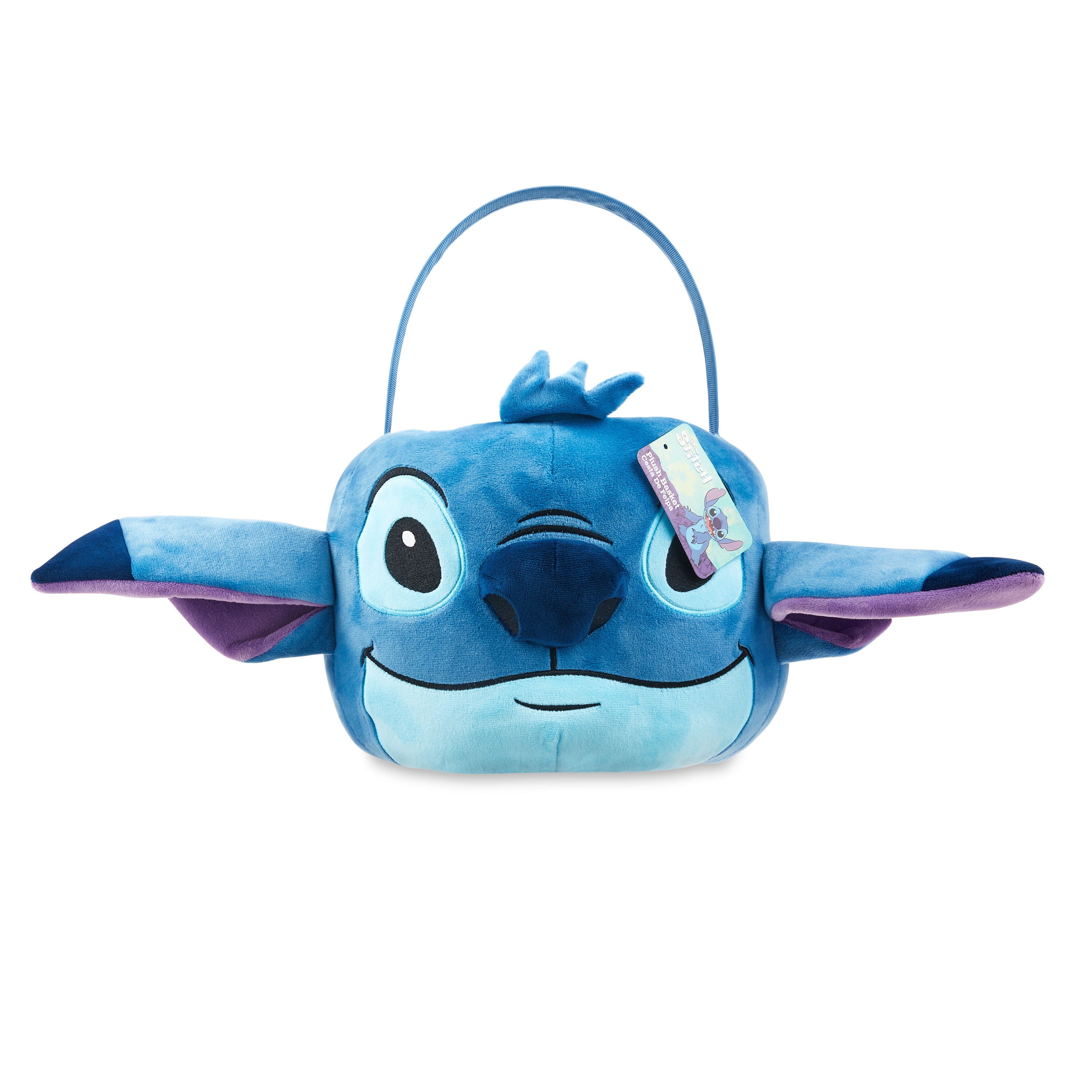 Ruz, Disney Stitch Plush Easter Basket, Blue