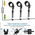 thumbnail image 4 of Luces de paisaje DEWENWILS LED, 14 W, 540 LM, 3000 K, 12 V, paquete de 4, 4 of 7