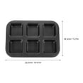 thumbnail image 4 of Square Baking Pan Roasting Mini Oven Pans for Small Muffin Non-stick Coating Thick Carbon Steel Material, 4 of 6