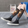thumbnail image 5 of Vsdgher Cowboy Boots Under Starry Sky Knee Socks, High Socks Long Stretchy Sock Women Knee High Stocking, Long Socks for Women, 5 of 6