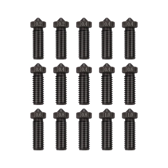 Kit de boquillas LANKEGU de 15 piezas endurecidas para impresora 3D Anycubic Vyper