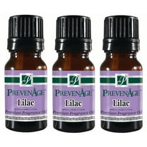 Lilac Fragrance Oil Pack of 3 Aromatic Premium Grade Scented Perfume Oil 10 mL / .33 Oz by Prevenage - Set of 3