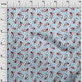 thumbnail image 3 of oneOone Velvet Light Blue Fabric Asian Japanese Koi Fish Craft Projects Decor Fabric Printed by The Yard 58 Inch Wide, 3 of 4