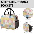 thumbnail image 6 of Womens Pioneer Flower Floral Print Pattern Lunch Box for Work,Insulated Lunch Bag for Women,Loncheras Para Mujer,Leakproof Adult Lunch Bag for Work,Beach,Travel,Picnic,Camping, 6 of 6