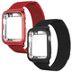 thumbnail image 1 of Kit de 2 Correas metálicas Mamá Pulpo para Apple Watch de 41mm con protector lateral, 1 of 3
