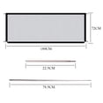 thumbnail image 2 of Large Porte pour Animaux de Compagnie pour la Sécurité Intérieure et Extérieure, Porte en Maille Rétractable pour Chien, Installation Facile Sans Outils Requis, Barrière Portable pour Animaux et Enfants (75cm de Haut, 180cm de Large), 2 of 6