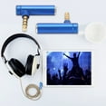 thumbnail image 3 of Divisor de audio parauriculares, 2 piezas adaptador de audio macho a híbrera de 3,5 mm adaptador de enchufe de 90 grados divisor de, 3 of 7