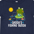 thumbnail image 4 of Inktastic Daddys Fishing Buddy Cute Frog Boys or Girls Baby T-Shirt, 4 of 5