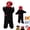Black with shoe, variant on Halloween Ghost Costume, Adorable White Ghost Dress with Flame Headpiece, Halloween Decoration Ghost Onesie Soft Breathable Fabric Performance Clothes - Trick-or-Treating
