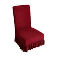 thumbnail image 6 of sruoe Chair Covers for Dining Room, Backrest Integrated Chair Cover, Chair Seat Protector, Modern Washable Elastic Spandex Chair Slip Covers, Chair Protector Cover Seat for Home Party Hotel, 6 of 6