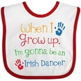 thumbnail image 3 of Inktastic Irish Dancer Future Boys or Girls Baby Bib, 3 of 4