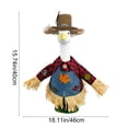 thumbnail image 3 of Scarecrow Porch Goose Dress, 23" Fall Harvest Porch Goose Clothes Set, Thanksgiving Sculpture Clothes for Garden Yard Patio Party Decoration, 3 of 6