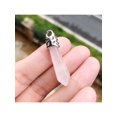 thumbnail image 5 of 1/5/10pcs Random Natural Gemstone Quartz Amethyst | Crystal Hexagon Pendulum Aura Pendant Charm | DIY Jewelry Making Necklace Accessories, 5 of 5