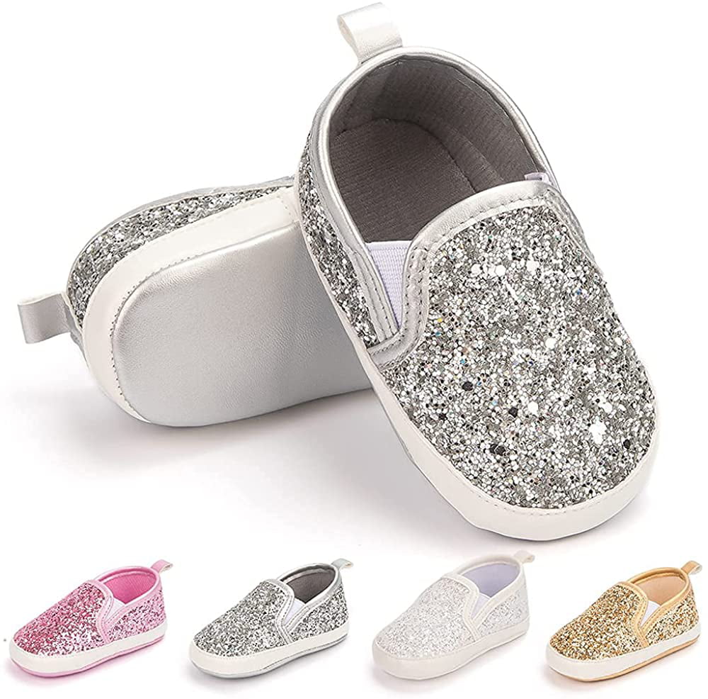 Newborn Baby Girls Boys Canvas Shoes Infant Soft Sole Slip On First Walkers Sneaker Toddler Flat Lazy Loafers High Top Crib Denim Unisex Moccasins Shoe 